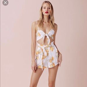 For Love & Lemons Limonada Top Only Sz L